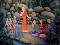 Ich bin Buddhist.